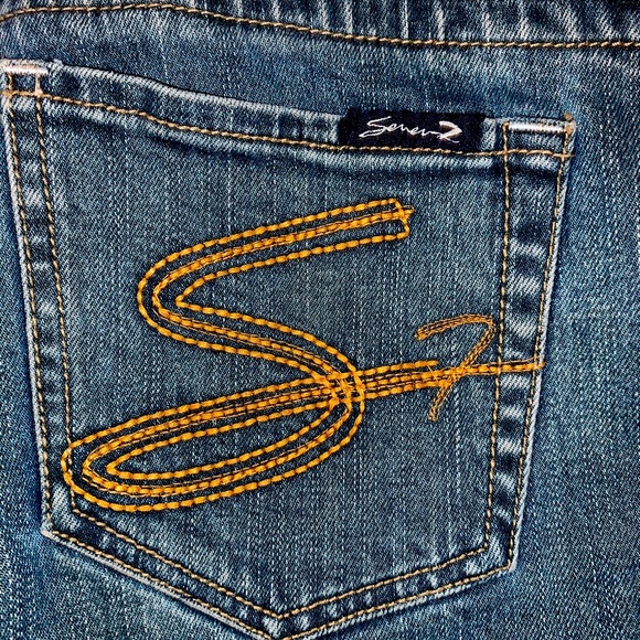 Great Condition Seven Stretch Capri Jeans Size 28 - Picture 15 of 16